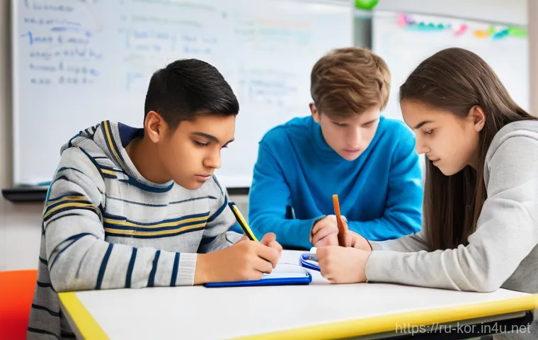 수능 국어 대비 학습법 - **Prompt:** "A dynamic split image showcasing a Russian male high school student, aged 18, demonstra...