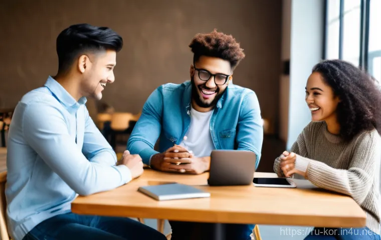 국어 작문 스타일 분석 - **Prompt:** A young woman (20s-30s, natural, friendly appearance, healthy skin, light makeup) seated...