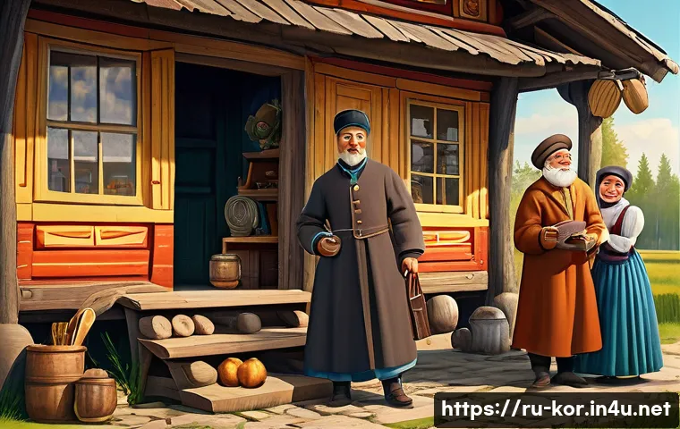 국어 필수 암기 사항 - A vibrant, imaginative scene depicting the Russian language cases as friendly, anthropomorphic chara...